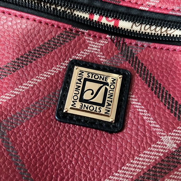 Highland Plaid Bonded Leather Purse - Picture 7 of 10